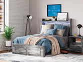 J&M Furniture - Ashley Furniture - Baystorm Full Panel Bed with 2 Storage Drawers - Full Panel Bed with 2 Storage Drawers - B221B34